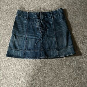Abercrombie & Fitch mini Jean skirt.